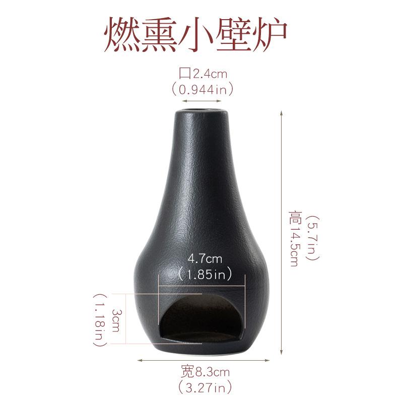 

Ceramic Aromatherapy Stove Small fireplace burner Desktop Decoration Holy Wood Tray incense burner incense stove Fragrant Plate