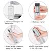 3/4/5Pieces Oil-Spritzer Air Fryer Press Type Refillable Olive-Oil-Sprayer Tool