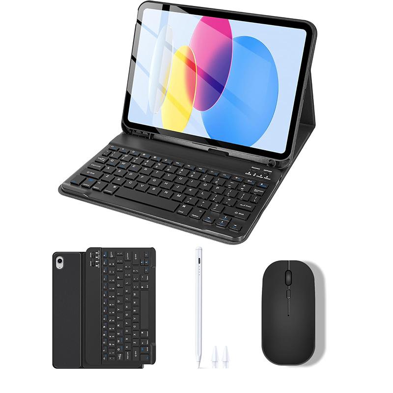 Compatible 10th Gen iPad A16 10.9" Magnetic Detachable Bluetooth Keyboard Case