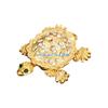 HX6F Portable Turtles Jewelry Storage Case With Locking Mechanism Metal Construction for Jewelry Protective Organization