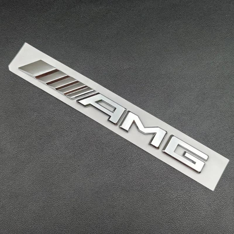 

3D ABS Chrome C63S Logo Letters V8 BITURBO Badge Car Rear Star Sticker Trunk AMG Emblem For Mercedes Benz C63S AMG W205 C205
