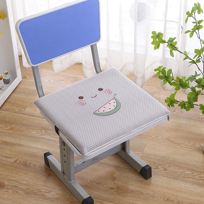 

Student Chair Pad Prevents Butt Pain Stool Seat Cushion Elementary School Student Artifact Not Tired Long Time Memory Foam Thickened Plush Rug 35 * 38cm
