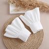 Ruffles Pleated Fake Sleeves Chiffon Fake Flared Sleeves Hand Wrist Cuffs  Blouse Wrist Warmers