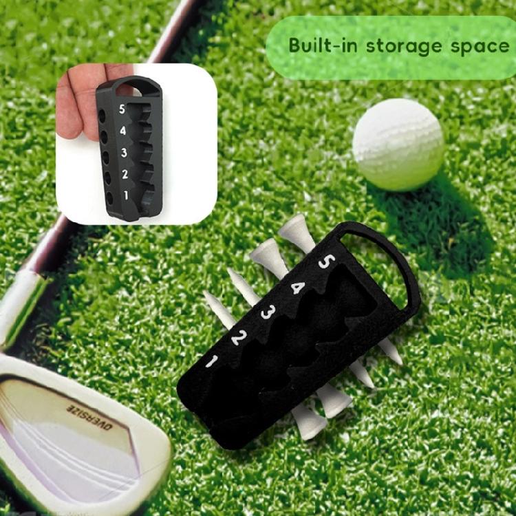 Adjustable Golf Tees Height Regulator 5 Precisions Setting Enhances Swing Accuracy Golf Practice Accessory