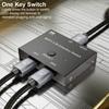 1 in 2 and 2 in 1 Bidirectional Switch 8K 60Hz DisplayPort Selector  Office Setup