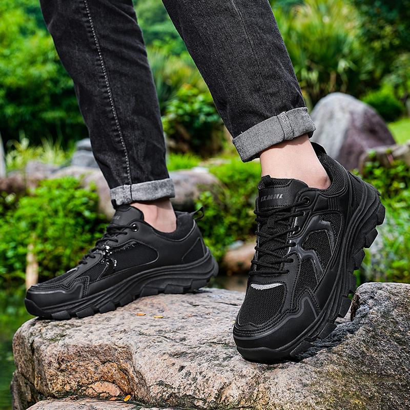 Hiking Shoes Men Outdoor Comfortable Anti-slip Low-top Wear-resistant Shock-absorbing Shoes Men Casual Sneakers Men