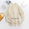 Women S Long Sleeve Crew Neck Knit Sweater Solid Color Casual Fall Winter