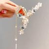 Pearl Tassel Hair Clip Starfish Hairpin Hair Claw  Shark Clip Jewelry