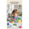 48PCS Tetra Tower Building Blocks Balance Stacking Games Toys for Kids Adults Friends Classroom Family Board Game and Fun Party
