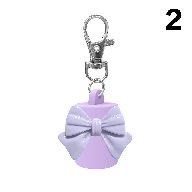 1 Stück Silikon Lipgloss Schlüsselanhänger Kappen für Frauen Reise Bequem Schönheitsprodukt Zubehör Reise Make-up Werkzeug Zubehör