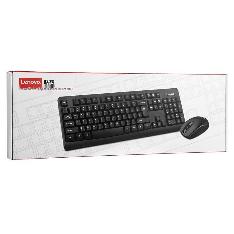 Lenovo KN101 Wireless Keyboard and Mouse Combo