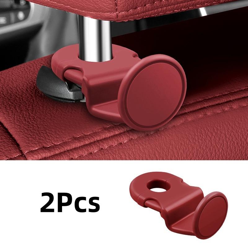 2Pcs Car Back Seat Hook Auto Interior Organizer Accessories 20Kg Heavy Duty For Grocery Bag Car Headrest Hanger Storage Hook