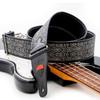 Straps 6cm CORDOBA BLACK RightOn! Guitar/Bass Strap, Wide, 90-150cm,