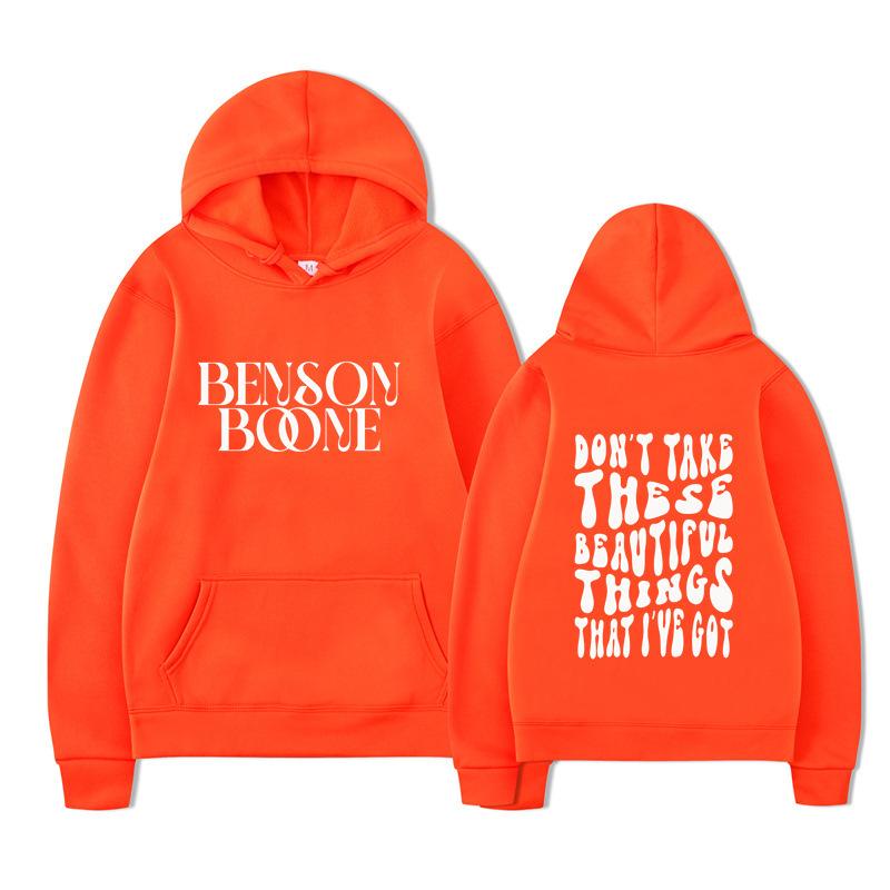 Benson Boone Hoodie Men Women Sweatshirt Print Unisex Streetwear Hip Hop Style Autumn Winter Fashion Tops Clothes