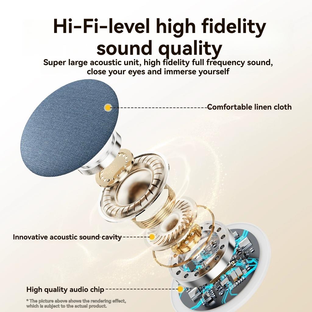 Underpillow music disc ultra-thin listening device sleep white noise pillow side mini Bluetooth speaker supports TF playback