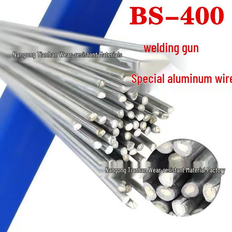 Pistola Saldante a Filo di Alluminio BS400 per Acciaio Inossidabile, Rame, Alluminio e Ferro (50 cm per pezzo)