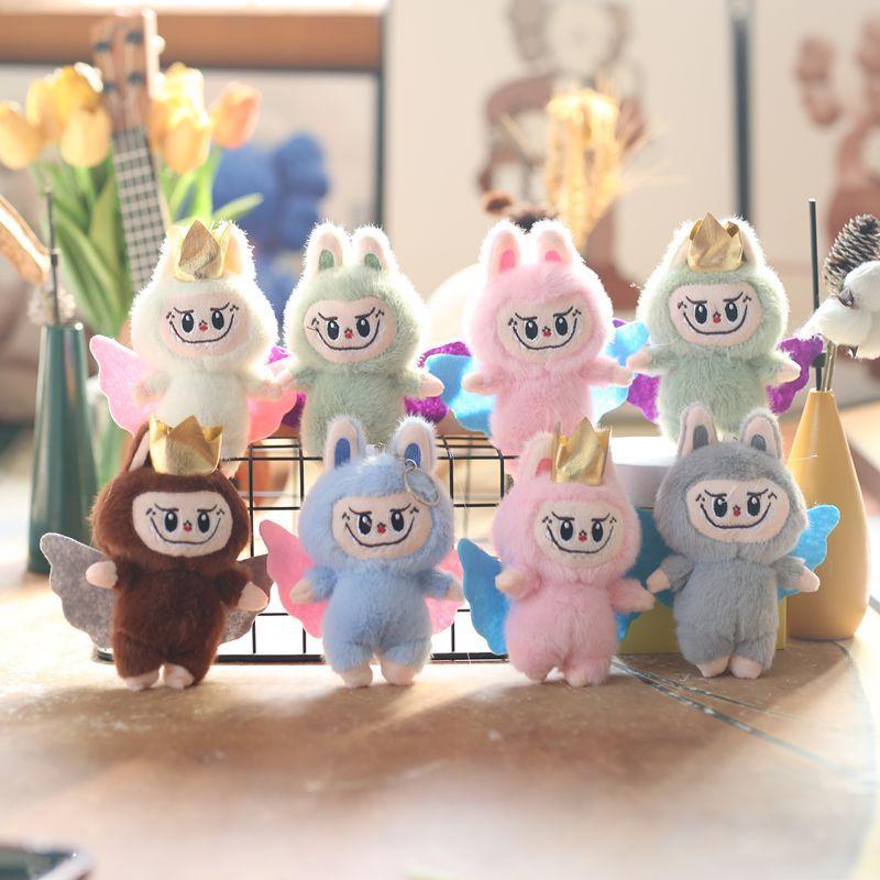 Cute Cute Angel Ragbub Pendant Plush Toy Doll Cartoon Rabbit Bag Hanging Keychain
