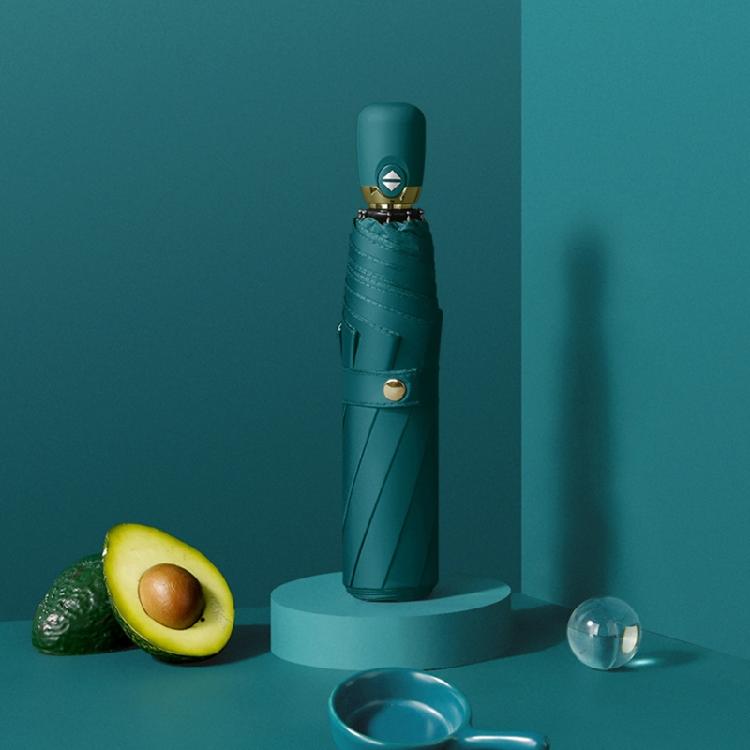 Strong Wind Resistant 3 Folding Automatic Umbrella Men Parasol Women Rain 8 Ribs