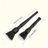 2pcs Soft Bristle Cleaning Brush Dusting Brush, Car Interior Cleaning Tool, Auto Detail Brush Car Dash Duster Brush