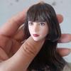 1/6 Scale Female Head Sculpt Beauty Girl Rooted Hair Head Carving 12 Inch Female PH TBL JO Action Figure Body Collection (Long Hair)