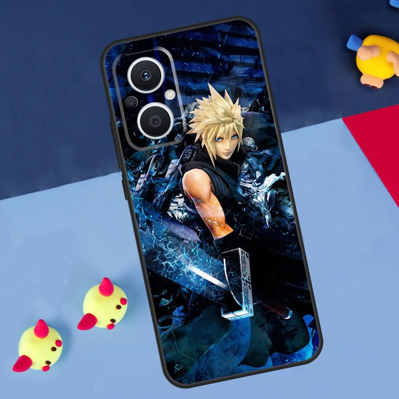 FINAL FANTASY Cloud Strife For OPPO Reno 12F 13F 14F 11F 10 11 12 13 14 Pro 8T 7 8 Lite OPPO Find X9 X8 X6 X5 Pro Case
