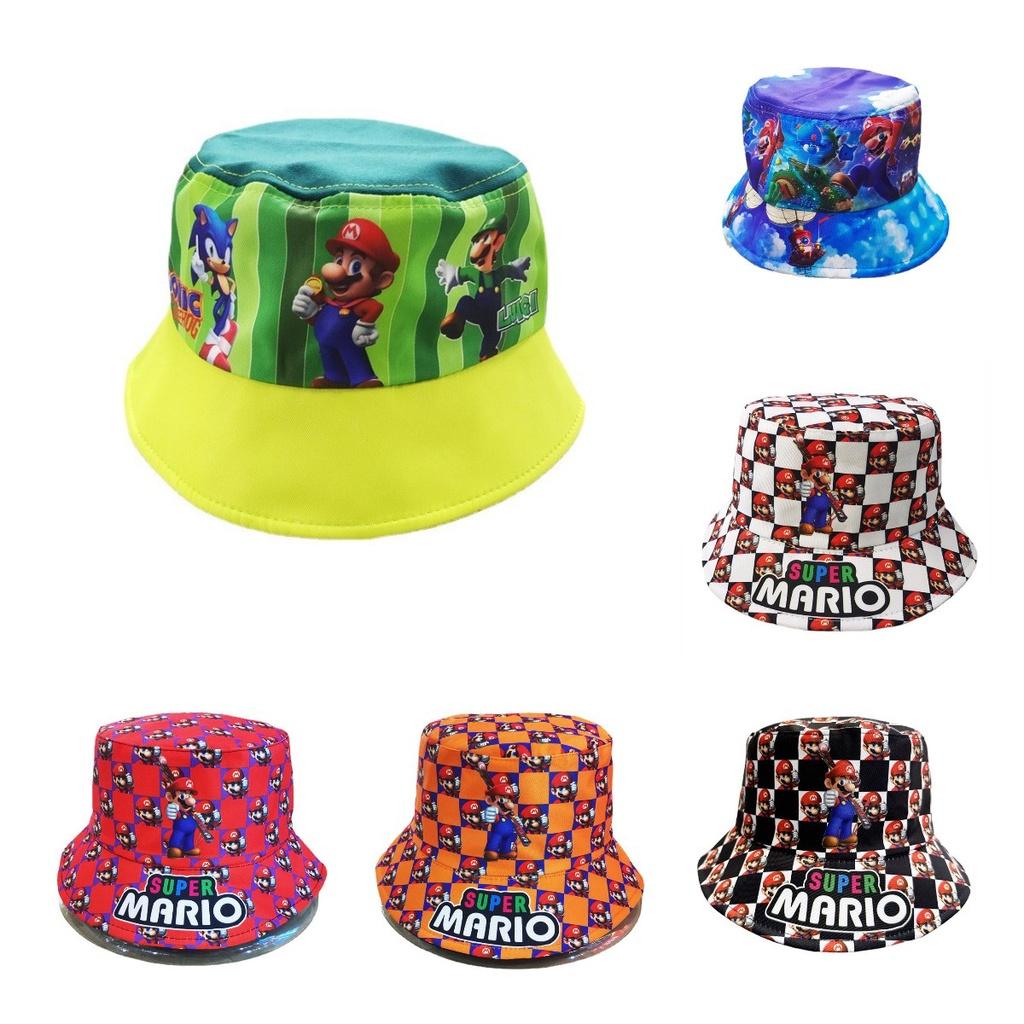 Super Mario Printed Fisherman Hat For Men And Women