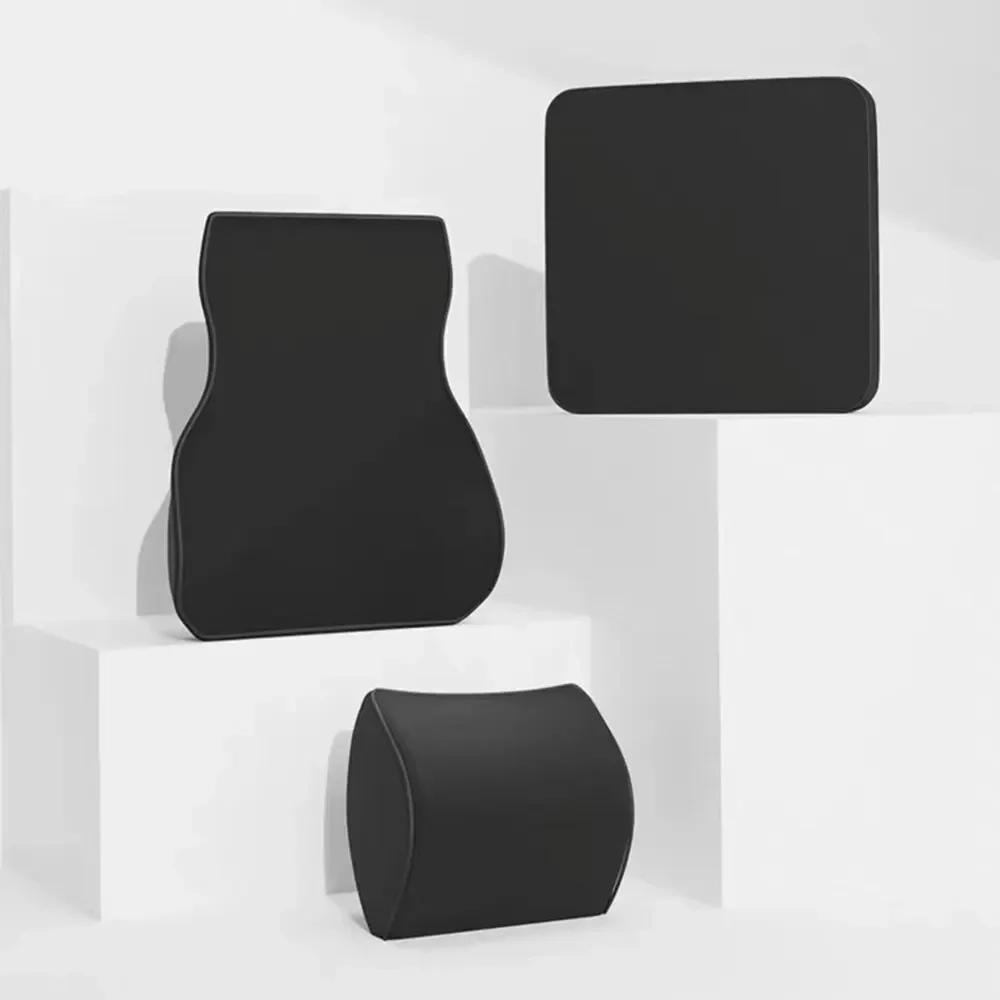 Autobacs Low Rebound Memory Foam Lumbar Support Headrest Cushion for Cars Suitable for Various Vehicle Models Driving Fatigue