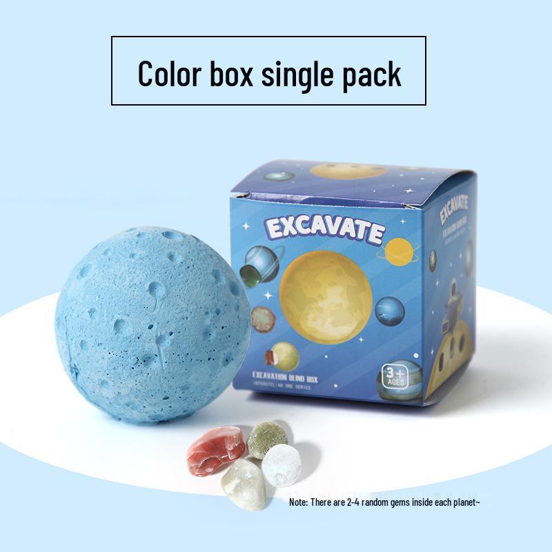 Colorful Gemstone Excavation Toys: Educational Blind Boxes for Kids