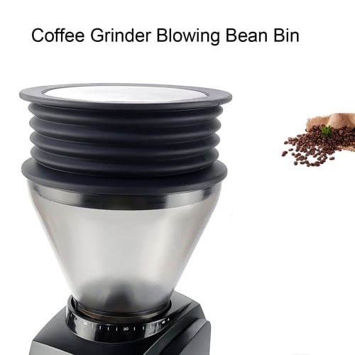 Cryfokt Grinder Blowing Bean Bin, Food-Grade Silicone Coffee Grinder Blowing Tool, Coffee Grounds Removal Tool, Universal Coffee Grinder Cleaning Tool
