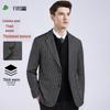 FIRS Men's Thickened Wool Blend Business Casual Blazer