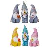 3Pcs Resin Garden Gnome Statue Outdoor Gnome Ornament Garden Gnome Statue Set for Patio Lawn Yard Home Tabletop Decoration