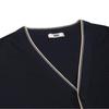 Daks Men S viScoSe Blend Tipping Color Block Cardigan dmp1Swcd101n1