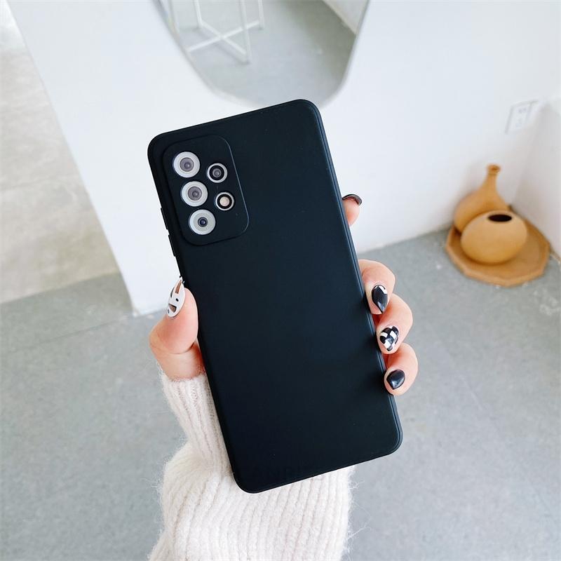 A 52 32 72 33 53 73 Liquid Silicone Case For Samsung Galaxy A32 A52 A72 A13 A23 A33 A53 A73 4g 5g A51 A71 Matte Soft Cover A52s
