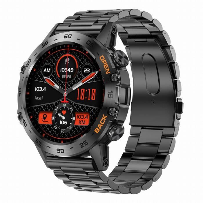 Smartwatch Męski Gravity Gt9-2 - Wykonywanie Połączeń, Ciśnieniomierz (Sg021B)