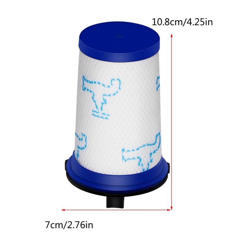 Plastic Vacuum Cleaner Part Vacuum Cleaner Filter Replacement Parts Robot Vacuum Filter Plastic Material for ZR009001