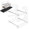 3-Tier Keyboard Stand, Acrylic Keyboard Organizer | Acrylic Storage Rack Display Stand Holder - Mechanical Computer Test Board Stand, Display Stand Ho