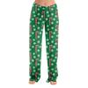 Women  Winter Plaid Pants Full Length Long Trousers Sports Pants