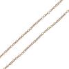TIFFANY&Co. Metro Heart Necklace K18 Pink Gold/diamond 2g Women Used
