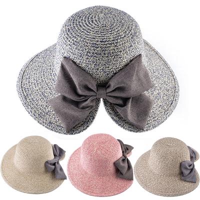 Ladies Summer Sunhat Sun Hat Girl Straw Style Beach Fisherman Hat