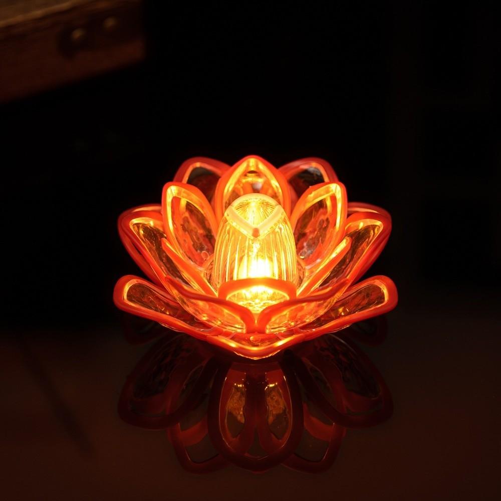 Atmosphere Lighting Electronic Candle Light Battery Operated Night Light Meditation