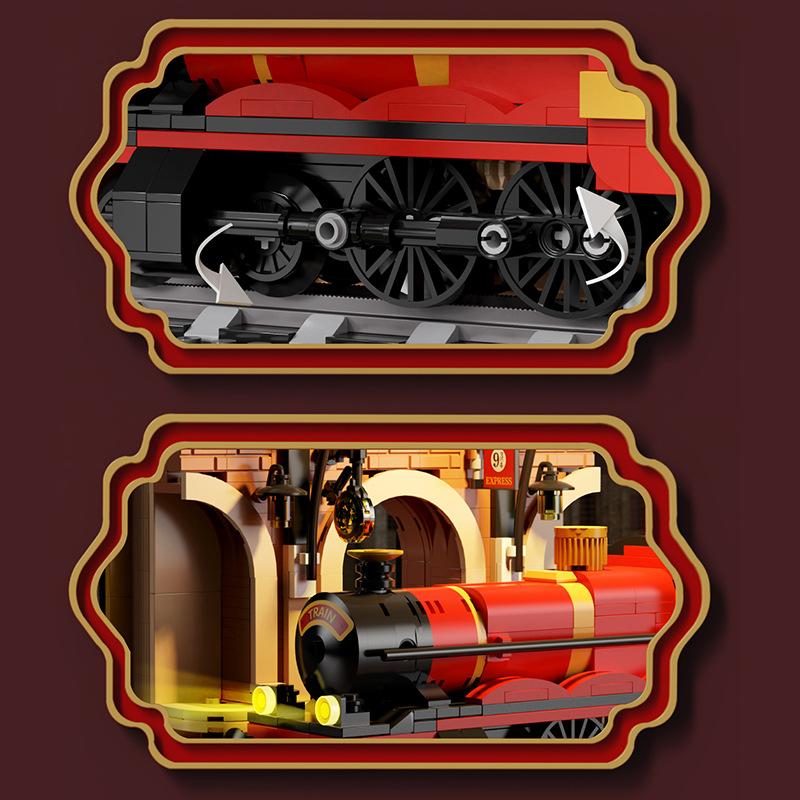 HOT Secrets Train Express Collectors' Edition Books Flying Car 4 Harris Building Blocks Toys Gifts Kits For Boys Children Kids