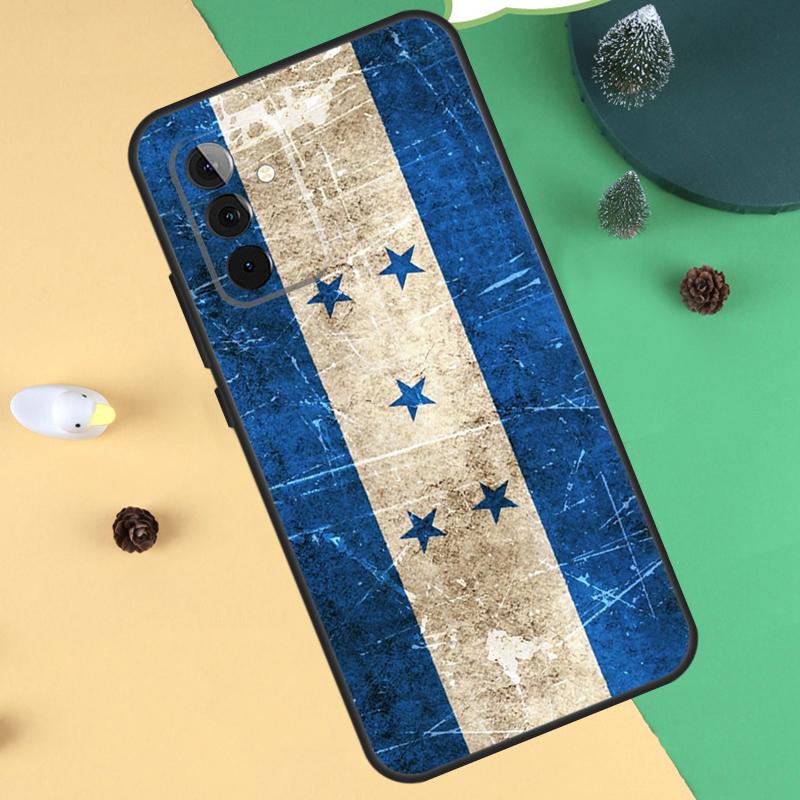 Honduras Flag Case For Samsung Galaxy A34 A54 A14 A13 A33 A53 A12 A32 A52 A71 A51 A25 A55 A35 A15 Cover