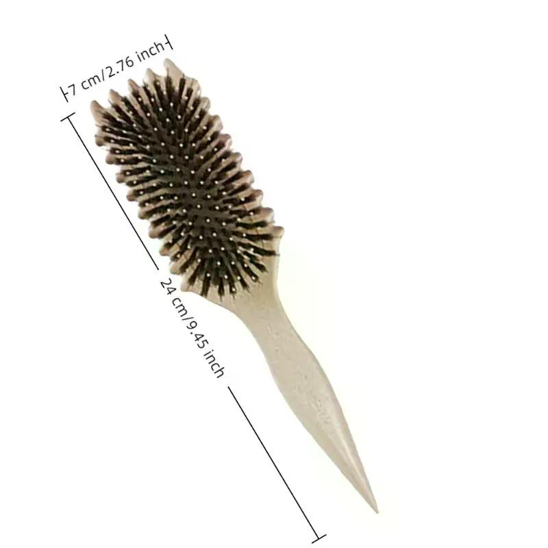 Kopfhaut Entwirrungsbürste Lockiges Haar Kopfhautmassage Haarkamm Luftkissenkamm Naturborsten Haarpflege Werkzeuge Friseur Werkzeuge
