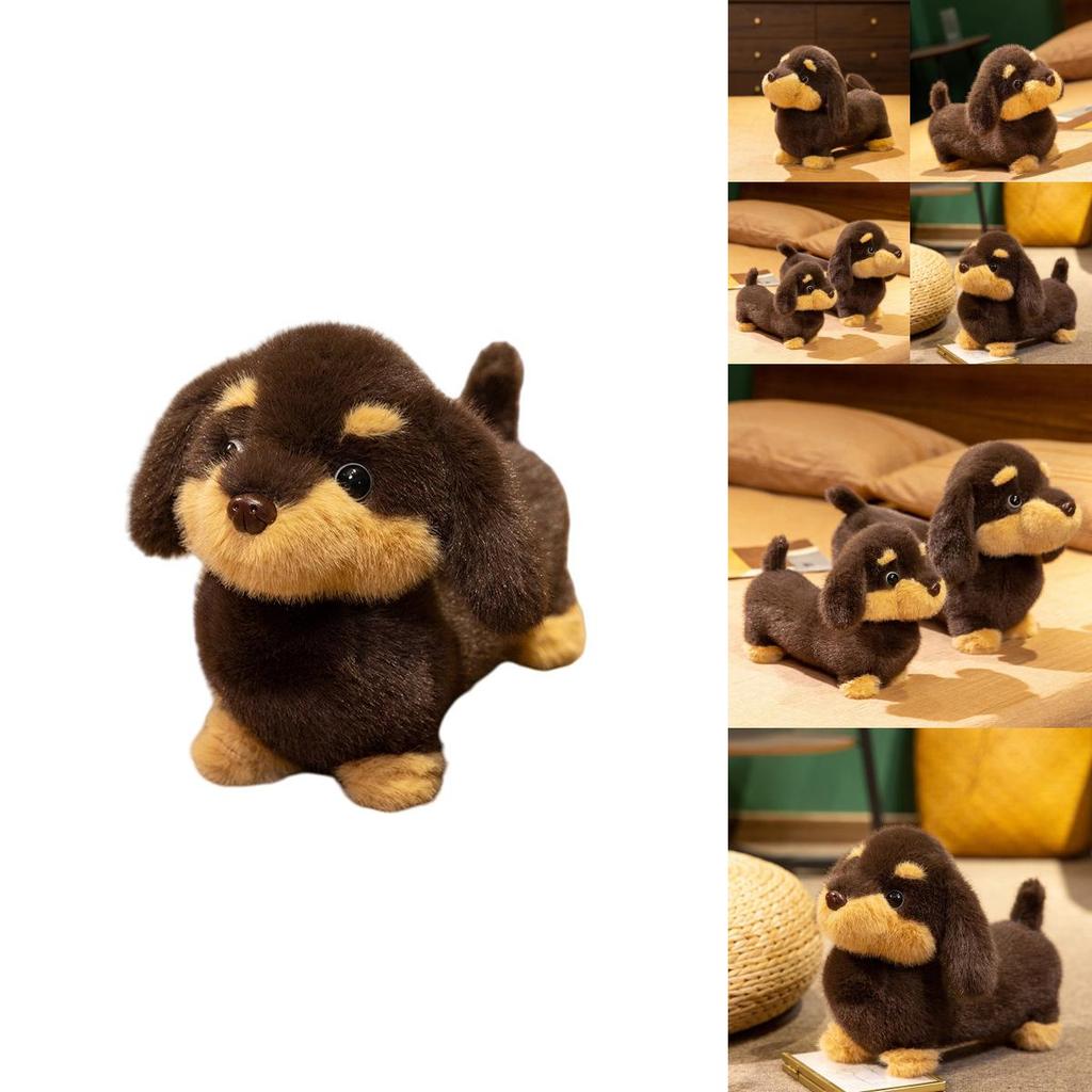 Cute Animal Plush Doll With Short Pile Fabric For Girls Sleep Pillow And Decor