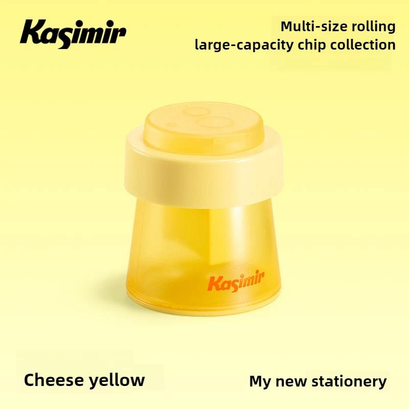 

Kasimir Triple-Hole Manual Pencil Sharpener for Students Large Capacity Mini Portable Pencil Cutter Stationery School Supplies