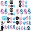 Charming Baby Gender Reveal Party Decoration Latex Sequin Balloons Set For Memorable Celebrations