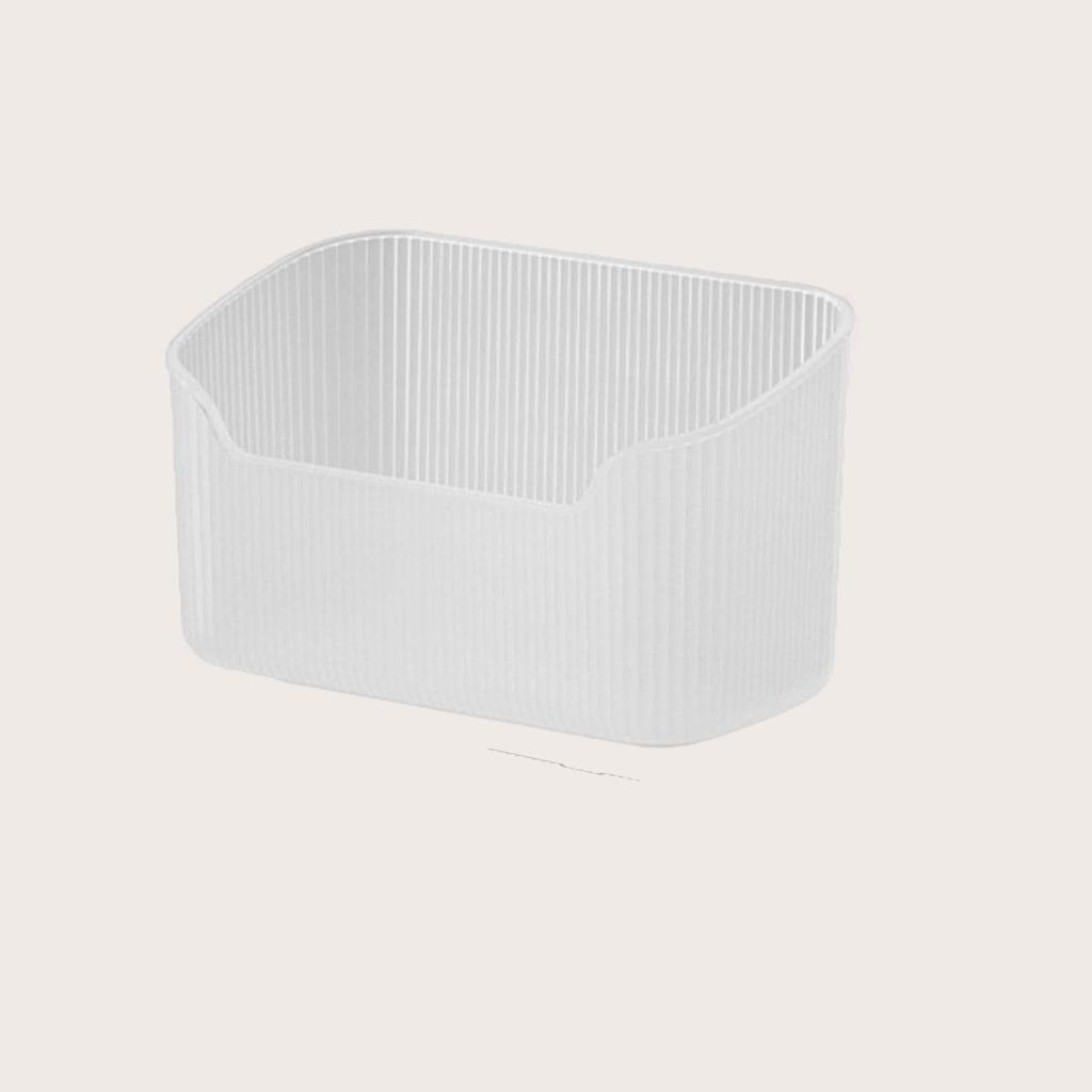 1pc - Bathroom Bedroom Desktop Storage Box, Used for Cosmetics, Lipstick, Perfume, Skin Care Products, Cosmetics Tray Box