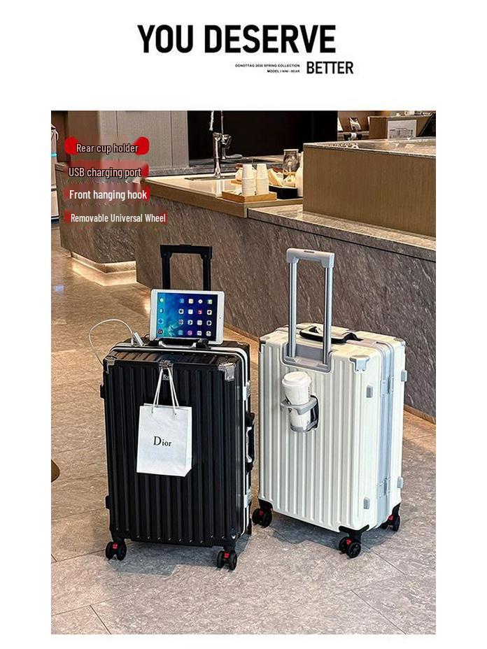 Stevige 20-inch Hardshell Spinner Koffer met Cijferslot – Grote Capaciteit voor Mannen, Vrouwen & Studenten