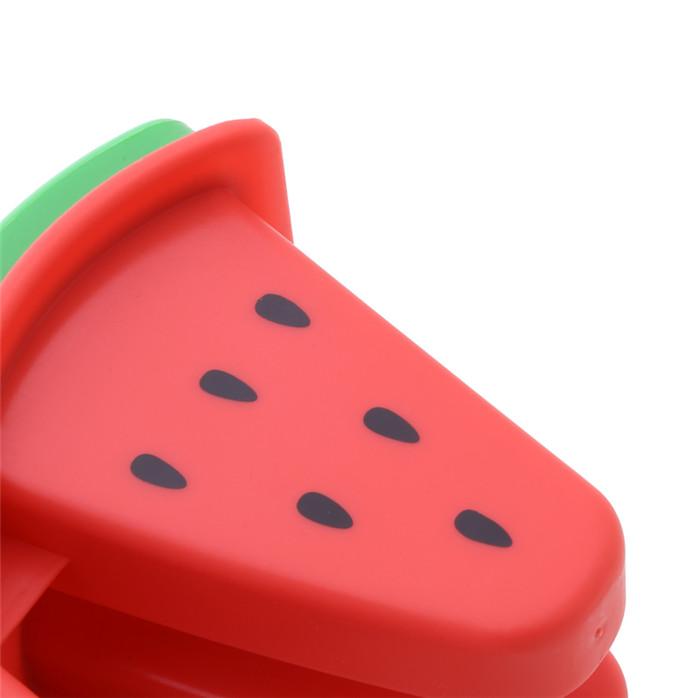 Summer 4 Hole Watermelon Popsicle Mold Ice Cream Mold DIY Homemade Mould with Sticks