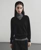 MONGDOL Wool Cashmere V-Neck Knit Black Mdkt088Black